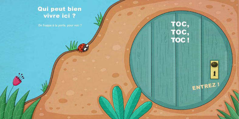 livre jeunesse Toc toc toc Anne Derenne - LR