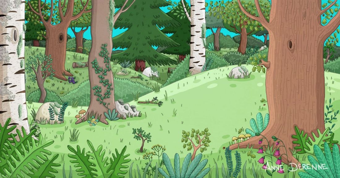 Trees - LR - Anne Derenne - signed